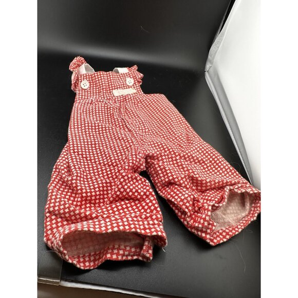 Vtg 1983 Cabbage Patch Kids Red White Plaid With Lacy Shirt Romper Coleco-1 - Picture 9 of 15